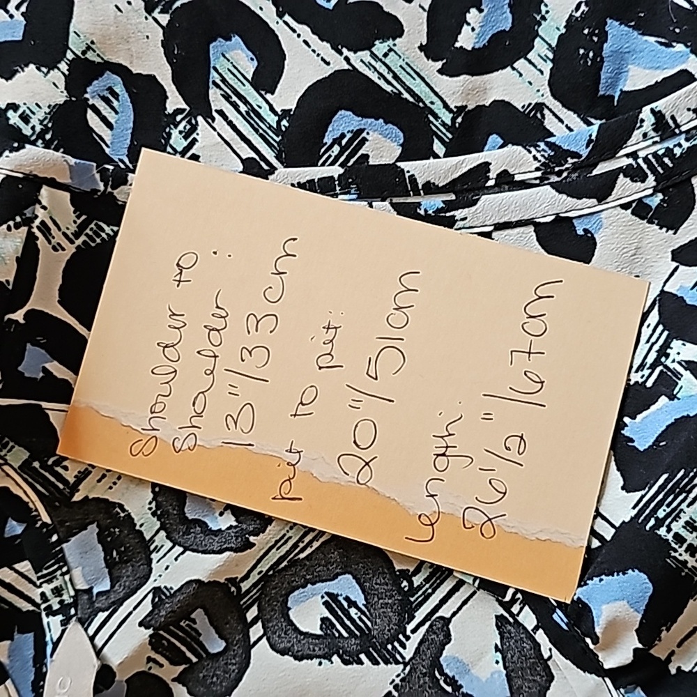 Banana Republic Med cheetah print blouse - Picture 6 of 6